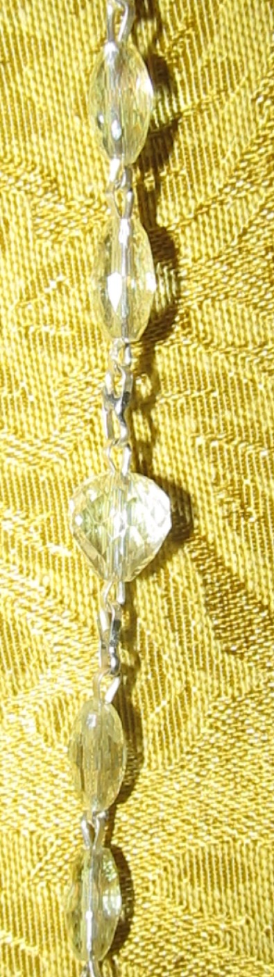 Celestial Sky Bridal Rosary Our Father Detail