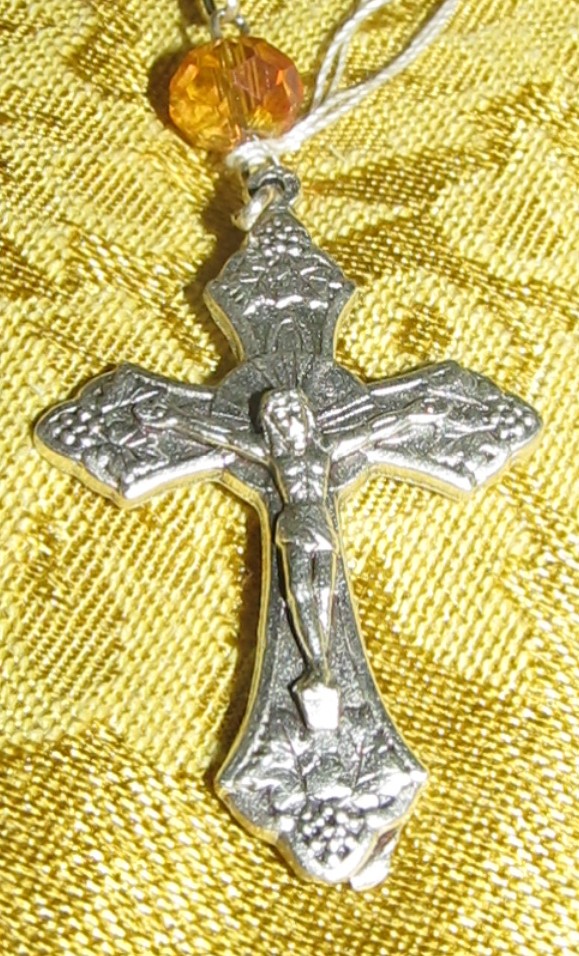 Golden Jubilee Rosary crucifix detail