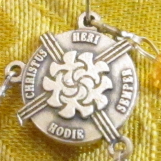 Golden Jubilee Rosary center detail