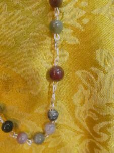 Indian Agate Our Father Detail