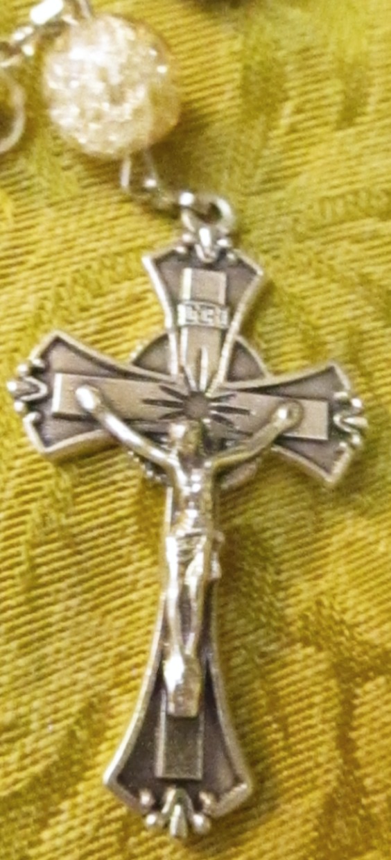 Tiger Eye Glass Rosary - Image 3