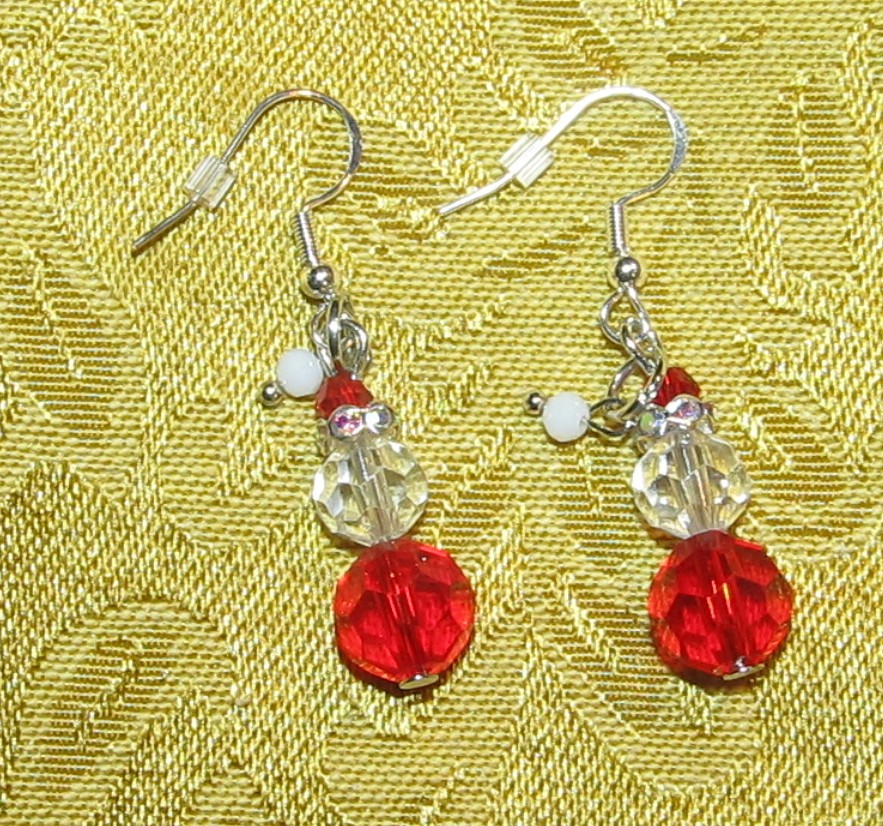 Santa Snowmen Earrings