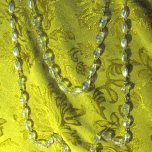 Crystal Pearl Rosary Pearl Full