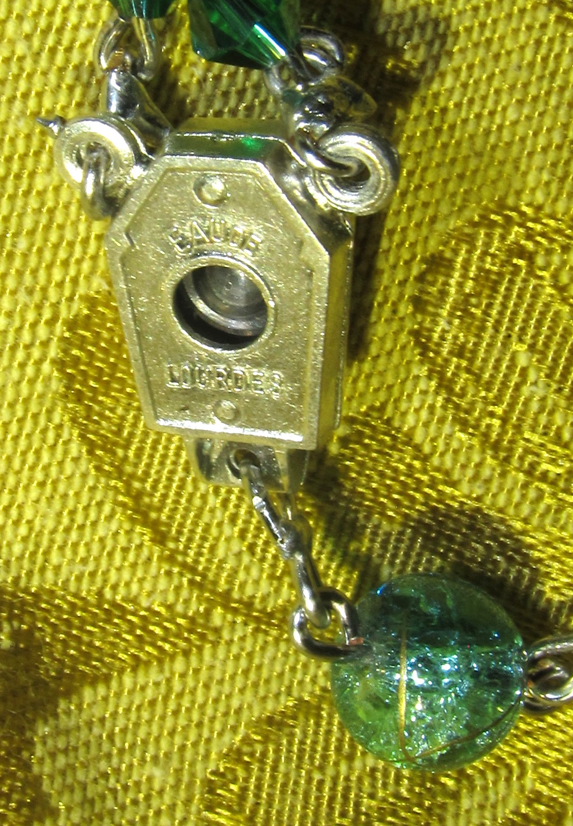 Green Meadow Rosary Center Back