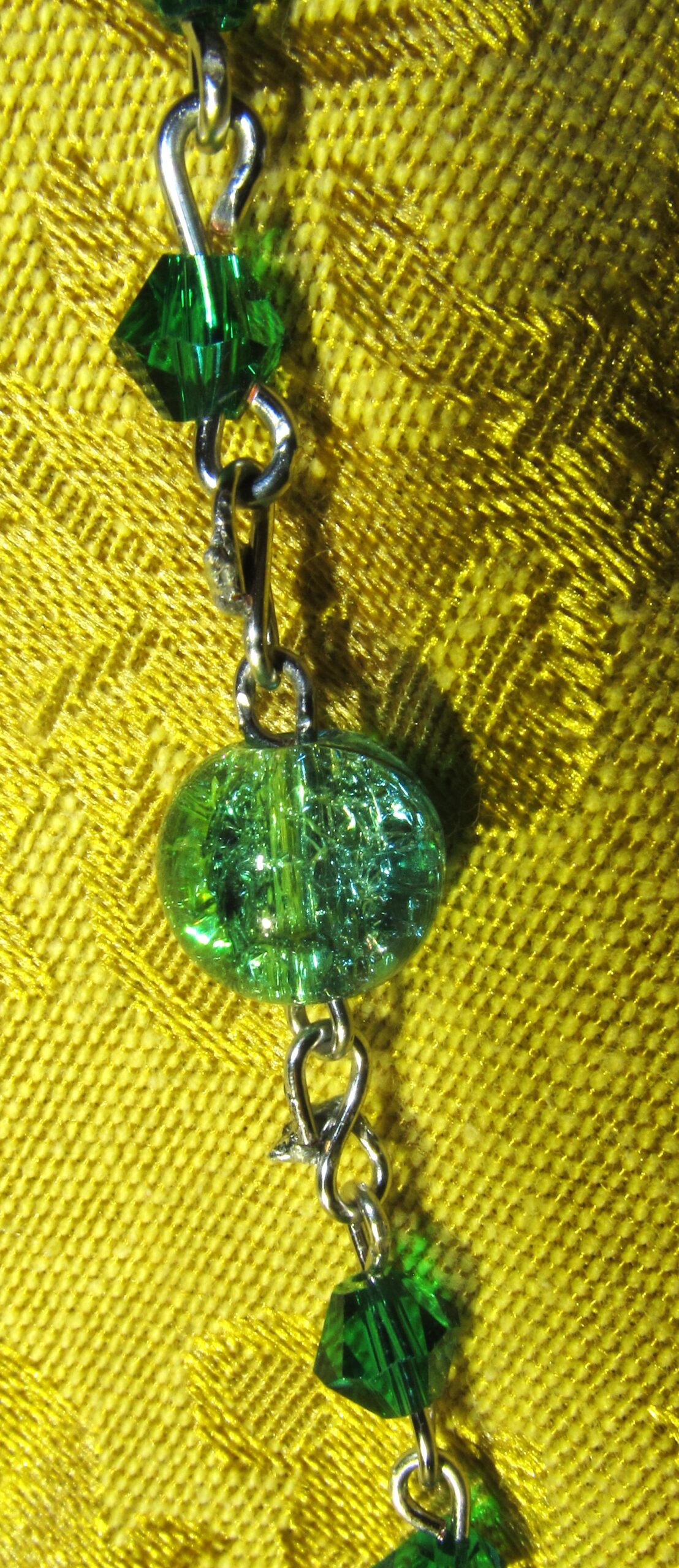 Green Meadow Rosary Detail