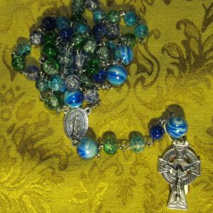 Seafoam Rosary Gathered