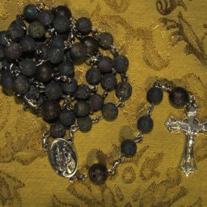 Lava Stone Rosary Gathered