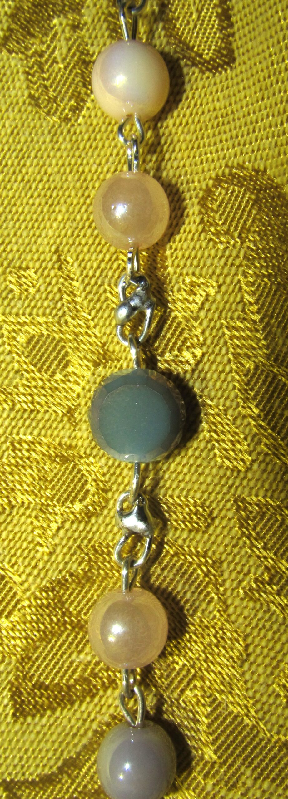 Pearl of Peace Rosary Detail