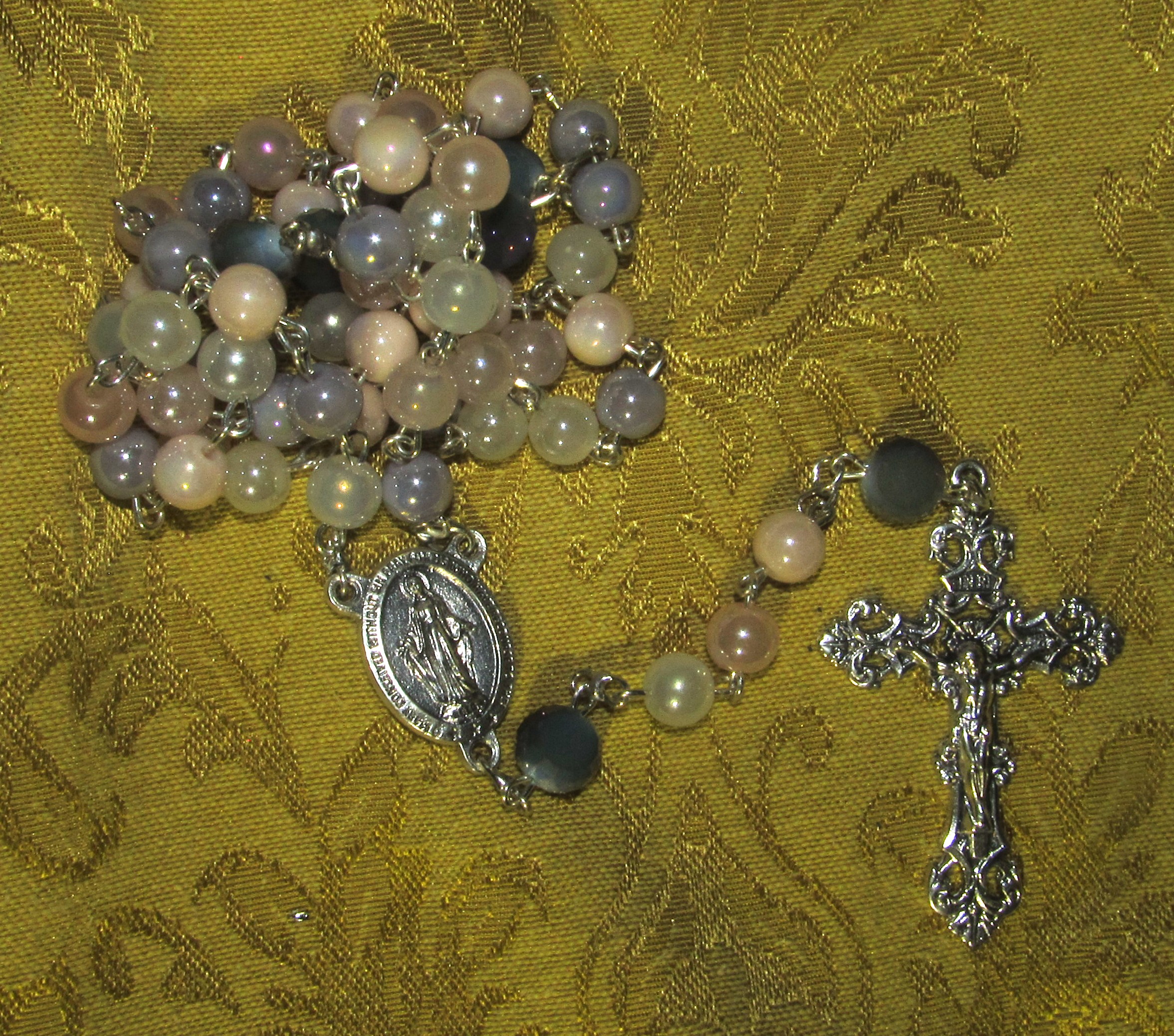 Pearl of Peace Rosary Gathered