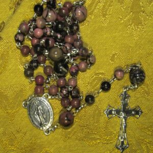 Rhodonite Rosary Gathered