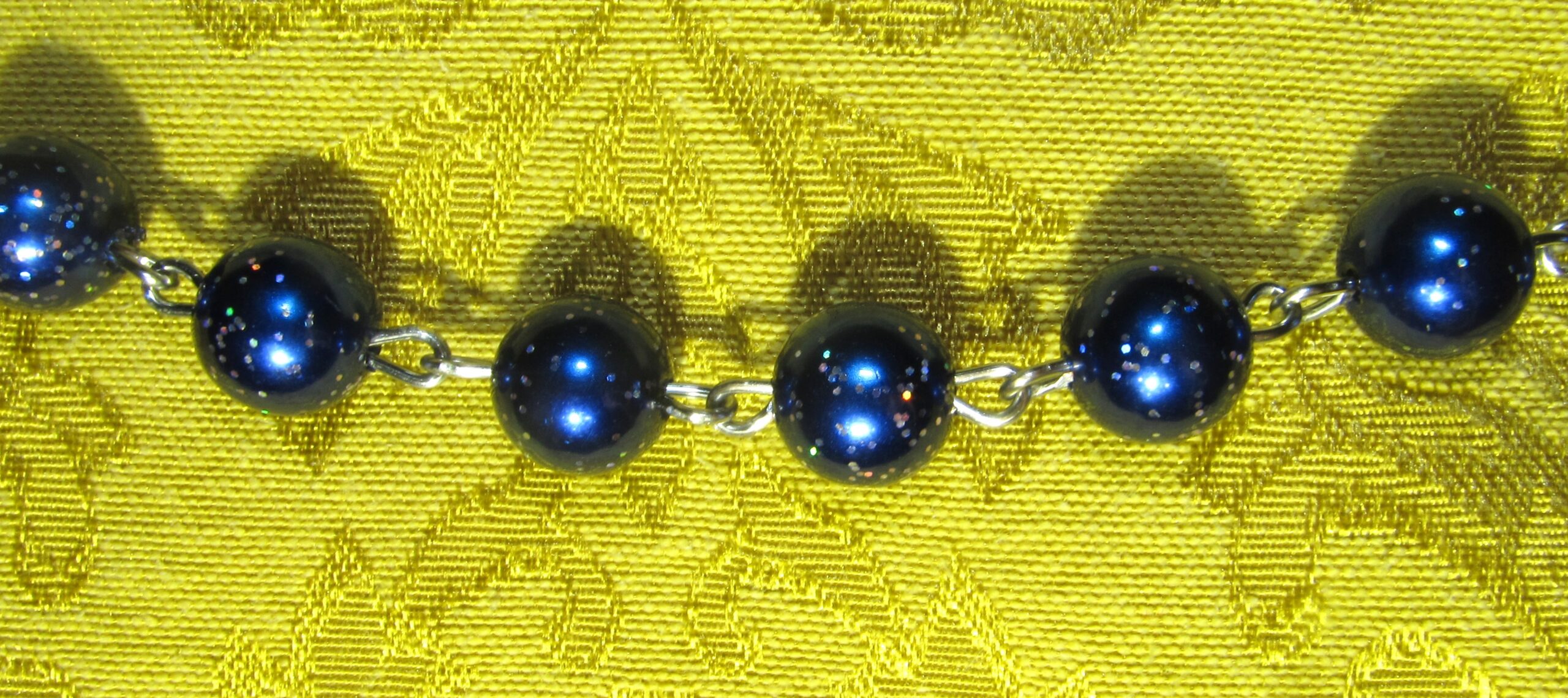 Creator of the Stars of Night Rosary Bracelet Detail