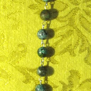 Turquoise Jasper Sterling Bracelet